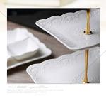 3-Tier Porcelain Cupcake Stand for Celebrations