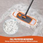 CLEANHOME Extendable Mop with 3 Washable Pads