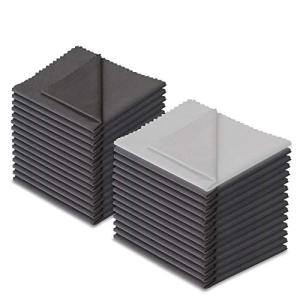 30-Pack Microfiber Cleaning Cloths for Glasses & Screens