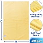 9-Pack Heavy-Duty Microfiber Cleaning Towels