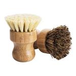 Bamboo Palm Pot Brush Set - 3 Pack