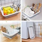 Collapsible Dish Drying Rack for Kitchen & Travel