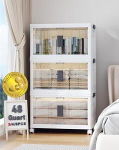 OlarHike 144QT Lockable Storage Bins - 3 Pack