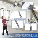 Microfiber Duster Kit with Extension Pole - 11PCS