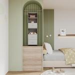 Vailando 6-Shelf Hanging Closet Organizer with Drawers