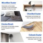 Microfiber Duster Kit with Extension Pole - 11PCS