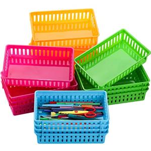 Colorful Storage Baskets - 16 Pack Organizer Set