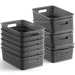 12 Plastic Storage Baskets for Home Organization