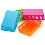 Colorful Storage Baskets - 16 Pack Organizer Set