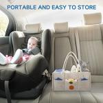 Maliton Baby Diaper Caddy Organizer with Handle