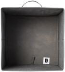Collapsible Fabric Storage Cubes with Handles, Gray