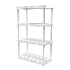 4-Shelf Adjustable Storage Organizer for Home