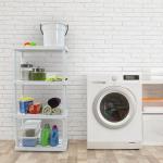 4-Shelf Adjustable Storage Organizer for Home