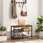 Industrial 3-Tier Shoe Bench and Organizer