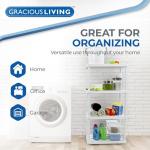 4-Shelf Adjustable Storage Organizer for Home