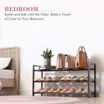 Expandable 3-Tier Shoe Rack for Small Spaces