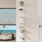 LitaEther 7-Tier Floating Wall Shelf with LED Light