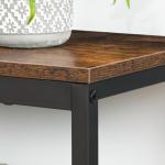 Industrial 3-Tier Shoe Bench and Organizer