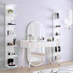 LitaEther 7-Tier Floating Wall Shelf with LED Light