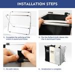 Large Collapsible Laundry Basket with Handles