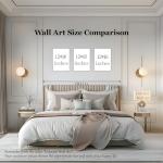 Pink Abstract Flower Canvas Wall Art Set of 3