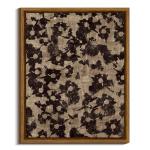 Vintage Black Floral Canvas Wall Art 8x10in