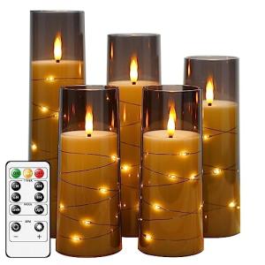 Kakoya 5-Pc Flameless LED Candles Set