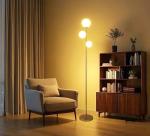 Mid Century Modern 3-Globe Floor Lamp