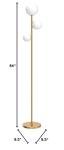 Mid Century Modern 3-Globe Floor Lamp