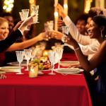 Red Disposable Plastic Tablecloths, 6 Pack, 54" x 108