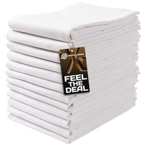Wealuxe 12-Pack Lint-Free Flour Sack Towels