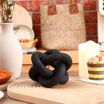 Yalikop Hand Carved Wood Knot Decor for Home