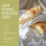 Wealuxe 12-Pack Lint-Free Flour Sack Towels