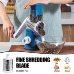 Geedel Rotary Cheese Grater and Vegetable Slicer