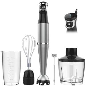 1100W Handheld Immersion Blender with Attachments