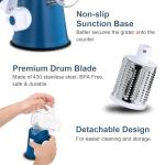 Geedel Rotary Cheese Grater and Vegetable Slicer