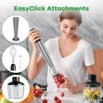 1100W Handheld Immersion Blender with Attachments