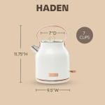 Haden Heritage 1.7L Stainless Steel Electric Kettle