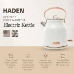 Haden Heritage 1.7L Stainless Steel Electric Kettle