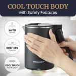 Travel Electric Kettle with Insulated Cool-Touch Design