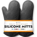 Heat-Resistant BPA-Free Silicone Oven Mitts 13.7
