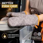 Stylish Heat-Resistant Oven Mitts - Set of 2