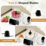 Cooklee 600W Food Processor with 6 Functions