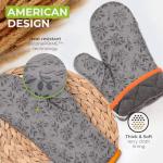 Stylish Heat-Resistant Oven Mitts - Set of 2