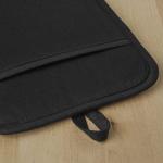 KITCHENAID Soft Silicone Pot Holder Set, Black