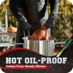 Silicone BBQ Oven Gloves - Heat Resistant Mitts