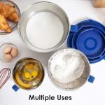 Rorence Non-Slip Mixing Bowls Set in Blue