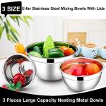 6-Piece Stainless Steel Mixing Bowls Set