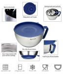 Rorence Non-Slip Mixing Bowls Set in Blue