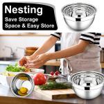 6-Piece Stainless Steel Mixing Bowls Set